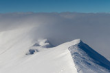 Konczysty Wierch 2002m fading in clouds, Tatra NP
