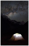 Milky Way above our tent