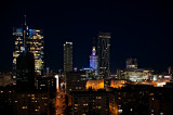 Warsaw Skyline At Night