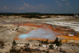 Hot Yellowstone Landscape