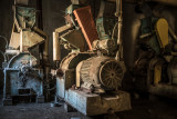 October : Pastel light on abandoned machinery