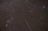 Geminid Meteor With Comet 46P/Wirtanen: 2018 Dec 14