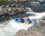 Tony Stone with Maxim Schrogin and Nazanin Arastoo in Satans on the American River Gorge 