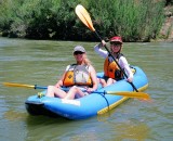 Lisa Maxwelll and Ann Lehr on Cache Creek