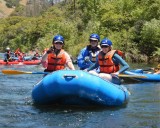 Gary Rollinson, Petra Schreuer, and Patty Howe on the Mokelumne