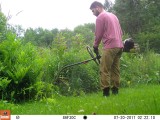 jonCarlo Whacking the Lawn in Vermont