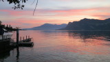 Dawn  light  over  Lake  Lucerne .