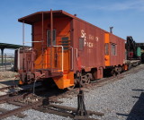 Fading paint on SP bay window caboose