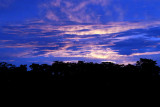 THE SUN BEGINS TO SET ON LAKE YURACOCHA