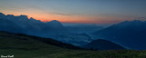 Lever du jour depuis le Simmering Alm