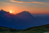 Lever du jour depuis le Simmering Alm