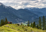 En montant vers le Seebensee