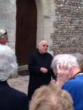 Monk at Abbey