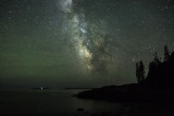 Sand Beach-Milky Way and Little Cranberry Island Light