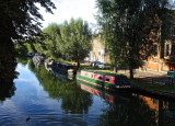 View of the Thames along the east end of Osney Island