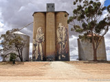 Painted Grain Silos, Rosebery,