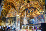 In Baptistry of Siena Cathedral