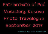 Patriarchate of Peć Monastery, Kosovo cover page.