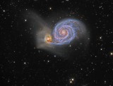 M 51; the Whirlpool Galaxy