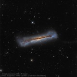 NGC 3628, the Hamburger Galaxy 