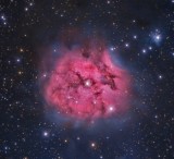 Cocoon Nebula in HaRGB