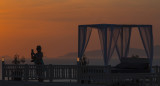 Sunset silhouette, Oia