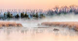 Misty Otter Creek At Sunrise DSCN06038-40