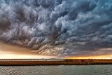 Storm Clouds Near Sunset 32996