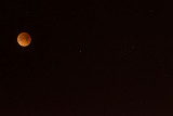 The Super Blue Blood Moon with the Beehive Cluster