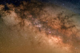 The center of the Milky Way in Sagittarius