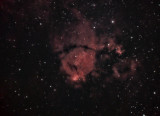 Fishhead Nebula, part of the Heart Nebula