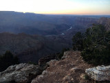 Grand Canyon sunset at Desert View: Grand Canyon National Park