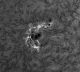 AR12673 Flaring Time Lapse