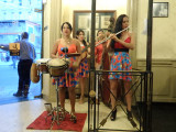 Cuban band entertaining us