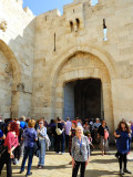Standing outside Jaffa Gate 28 Oct, 17