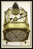 Pendule cage aux oiseaux chanteurs, vers 1780-90