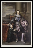 Charles l, 1600-1649, and his eldest son Charles, Prince of Wales, 1630-1685, later Charles ll