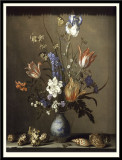 Flowers in a Wan-Li-Vase, with Shells, 1640-50