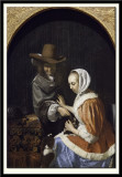 Man and Woman with Two Dogs, (Teasing the Pets), 1660