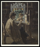 Artist in Her Studio