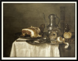 Still Life with Ham and Bread, 1643