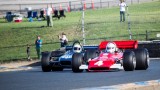 2 F 5000 cars in turn two at Sonoma.