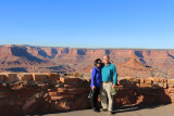 Dickie and Eun Hee at Deadhorse Point