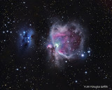 REVISED: Great Nebula in Orion (M42) and Running Man Nebula (NGC 1973, NGC 1975, and NGC 1977)