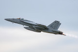 U.S. Navy F/A-18E Super Hornet from VFA-143 in Afterburner