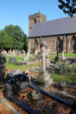 Grave of Elizabeth Georgina & Joseph Rose Brown, St Marys Church Bushbury Wolverhampton