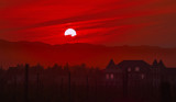 The abbey stood secure while without lay the Red Death