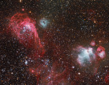 NGC2014  Nebula in the Large Magellanic Cloud 