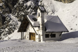 Capilla en el Passo Falzarego