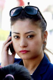 do not know this beautiful young lady( Kathmandu street)